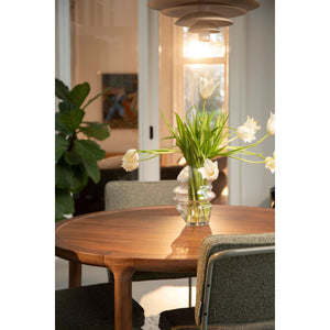 Zuiver Storm eettafel Ø128 cm Walnoot