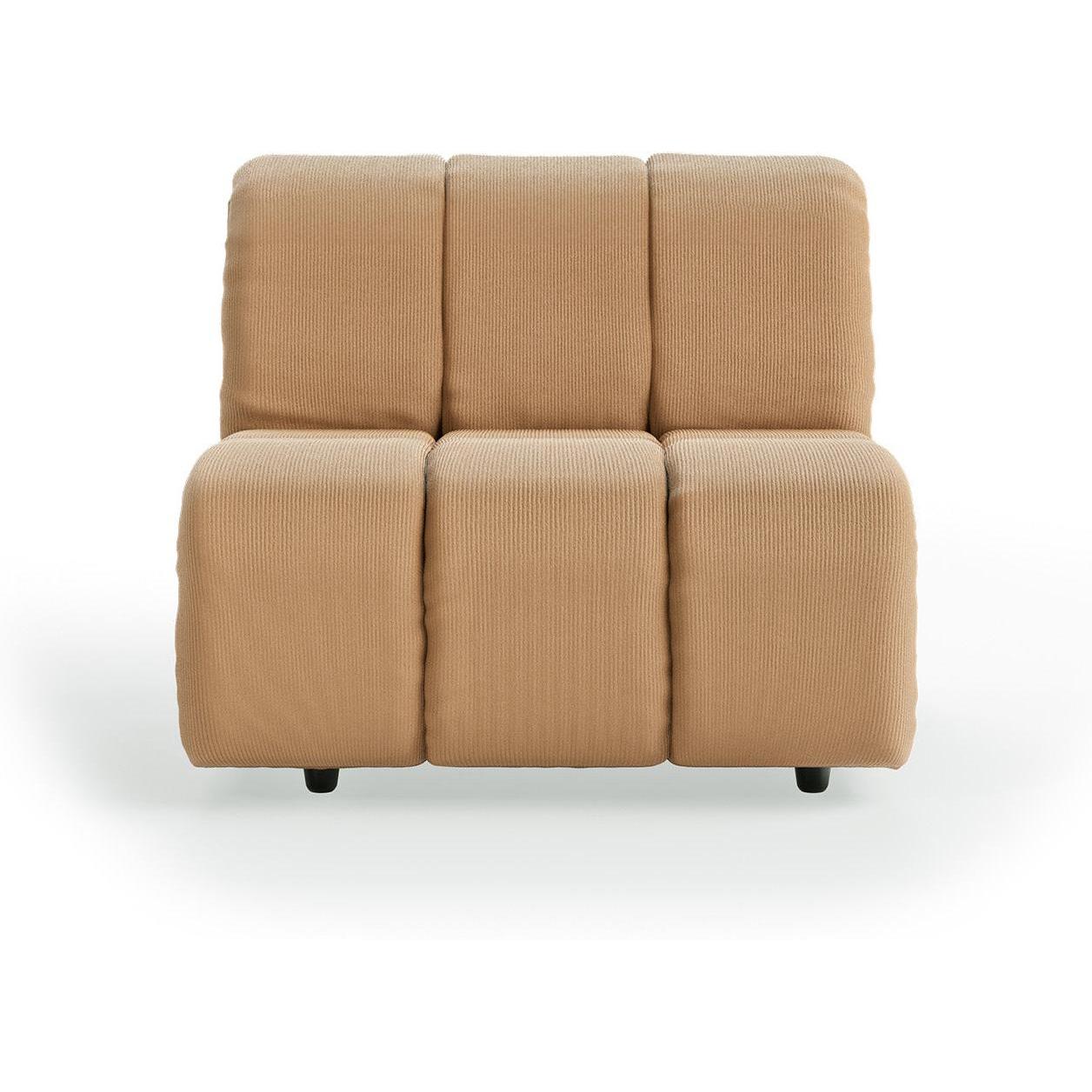 HKliving Wave bank middle Corduroy Rib Brown