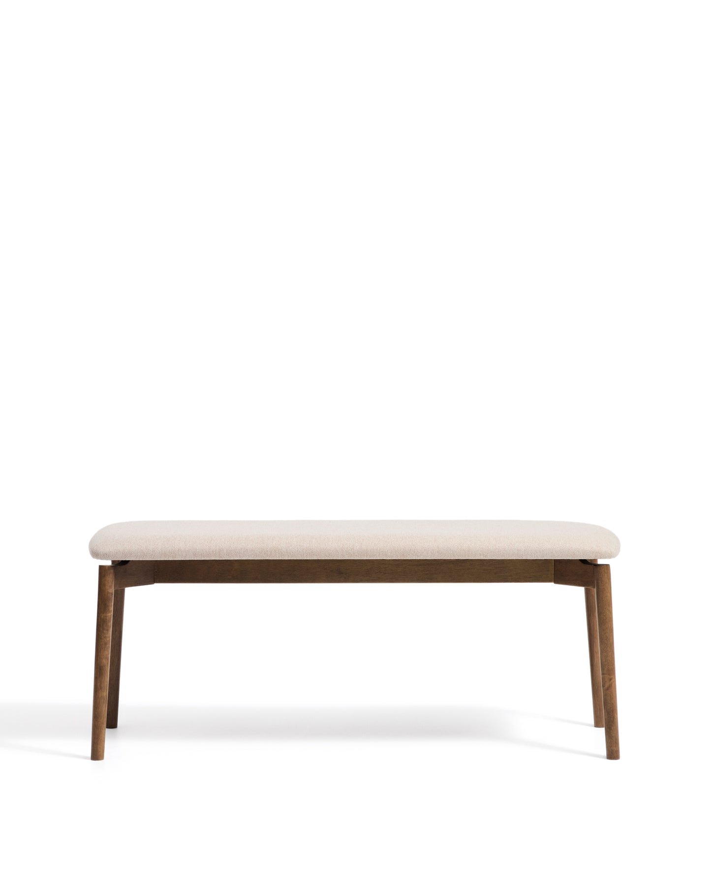 Kave Home Evera eetkamerbank chenille Grey/Brown