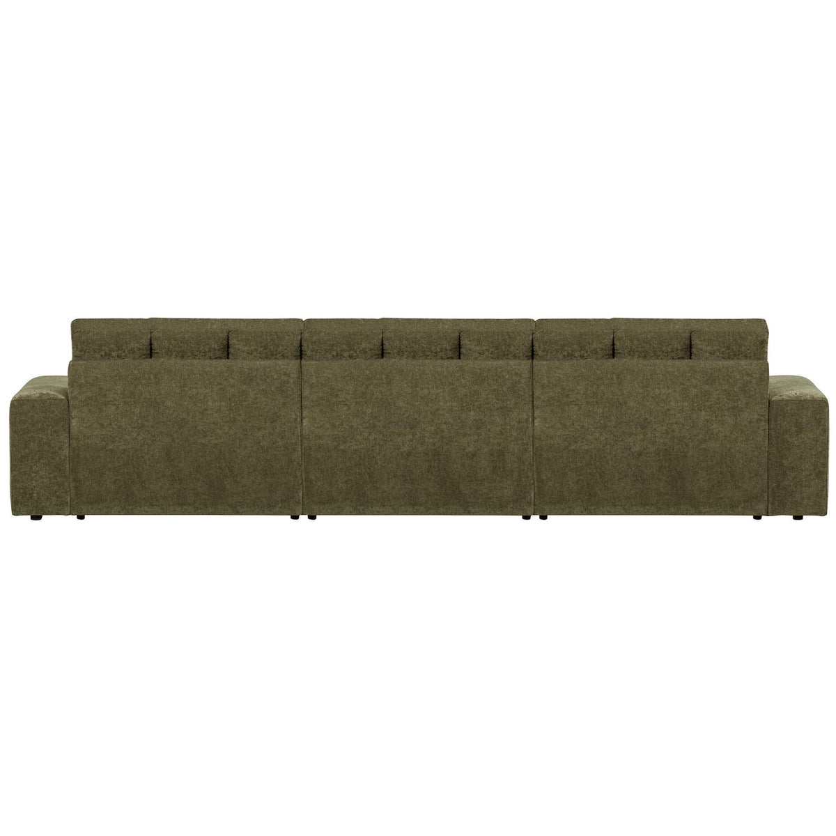 WOOOD Second Date chaise longue bank rechts velvet Groen