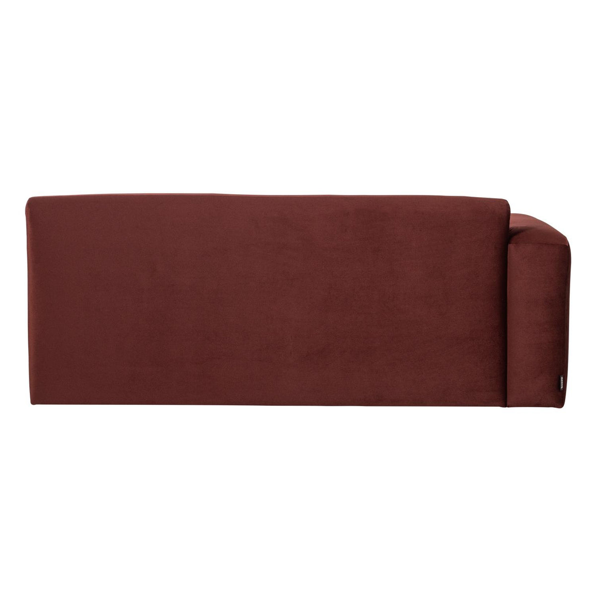 WOOOD Mojo Base 2-zits bank arm links velvet Kastanjebruin