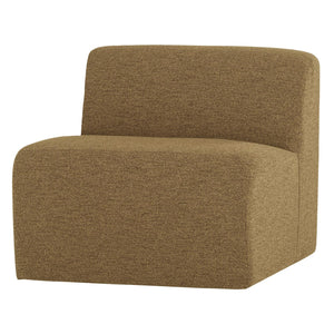 WOOOD Mojo Base 1-zits bank Bouclé Geel/Bruin