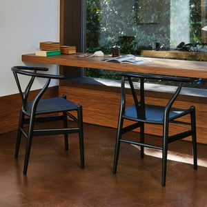 Carl Hansen & Søn CH24P Wishbone eetkamerstoel - geolied eikenhout leder Loke 7060