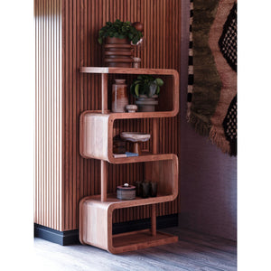 WOOOD Rattle open kast Naturel
