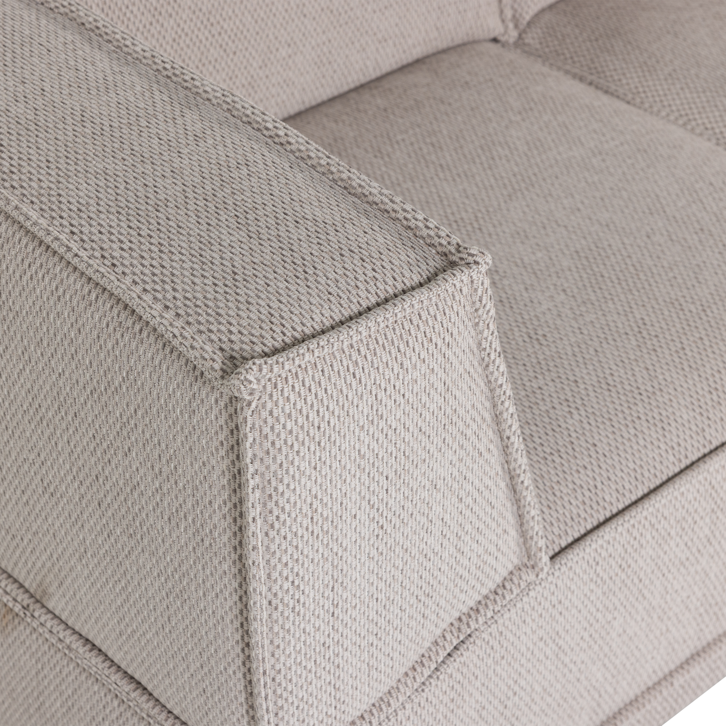 WOOOD Manu 3-zitsbank chaise longue rechts Naturel
