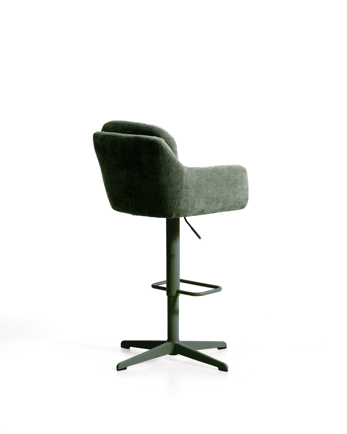 Kave Home Lexa verstelbare barkruk Green