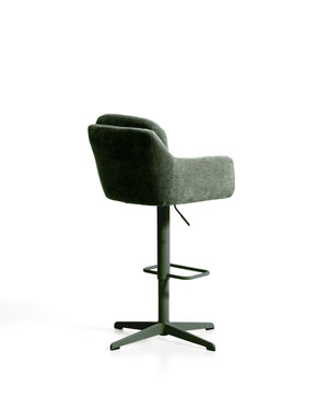 Kave Home Lexa verstelbare barkruk Green
