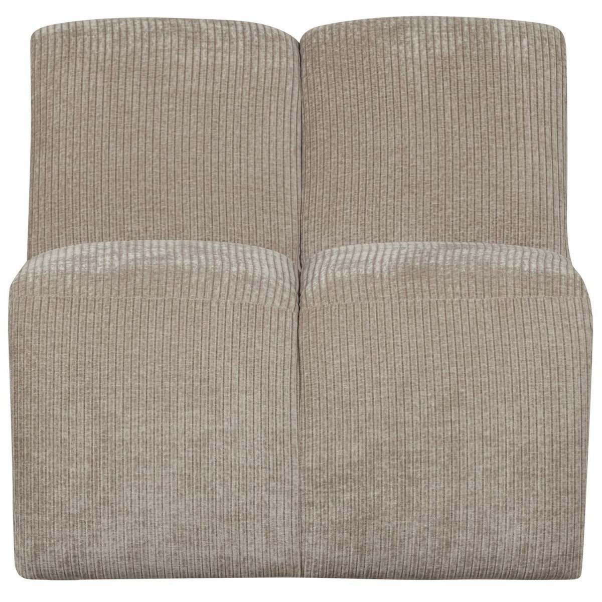 WOOOD Mojo 1-zits bank rib Donkerzand