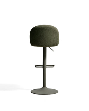 Kave Home Arino barkruk H86 chenille Green