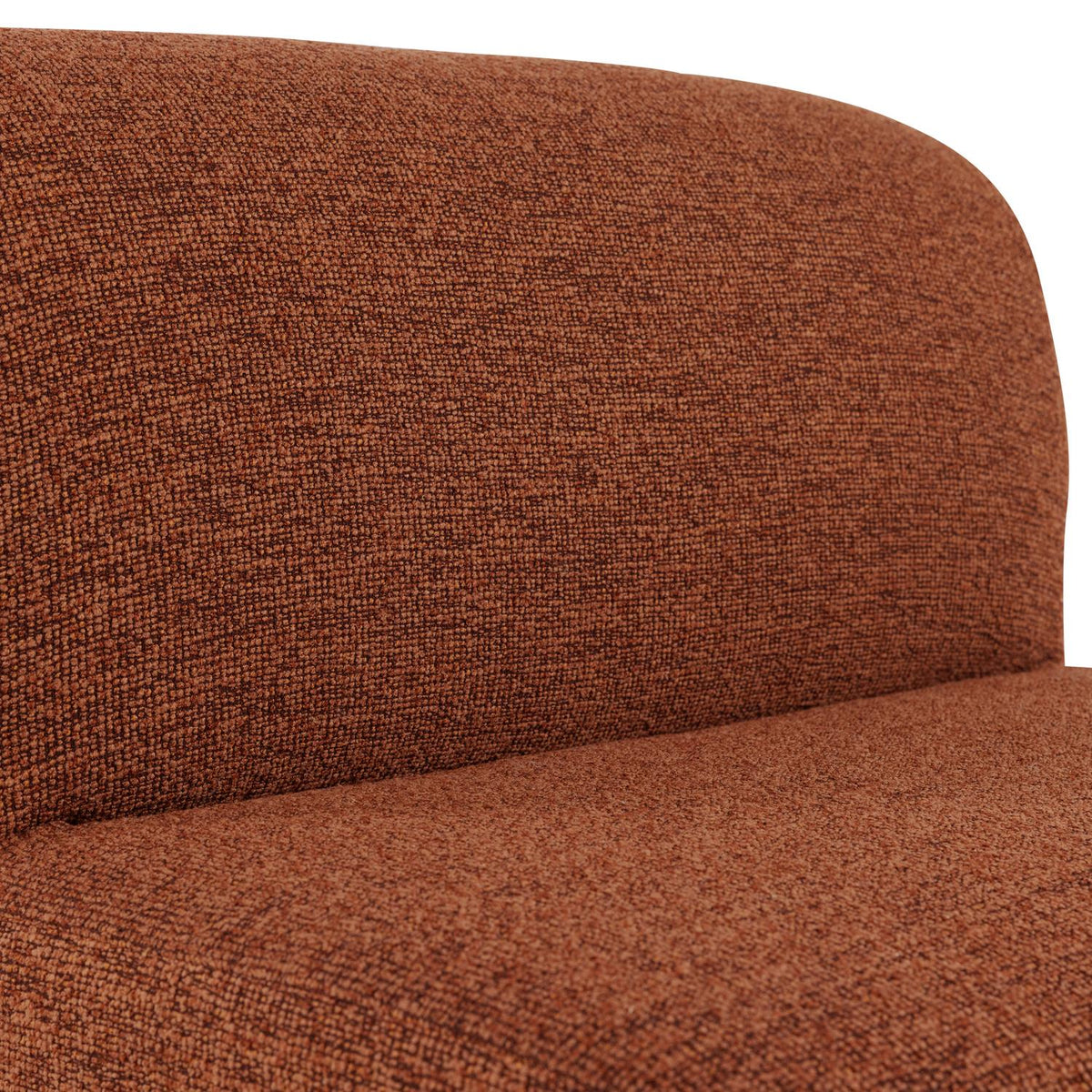 WOOOD Mojo Base 1-zits bank bouclé Roestbruin Melange