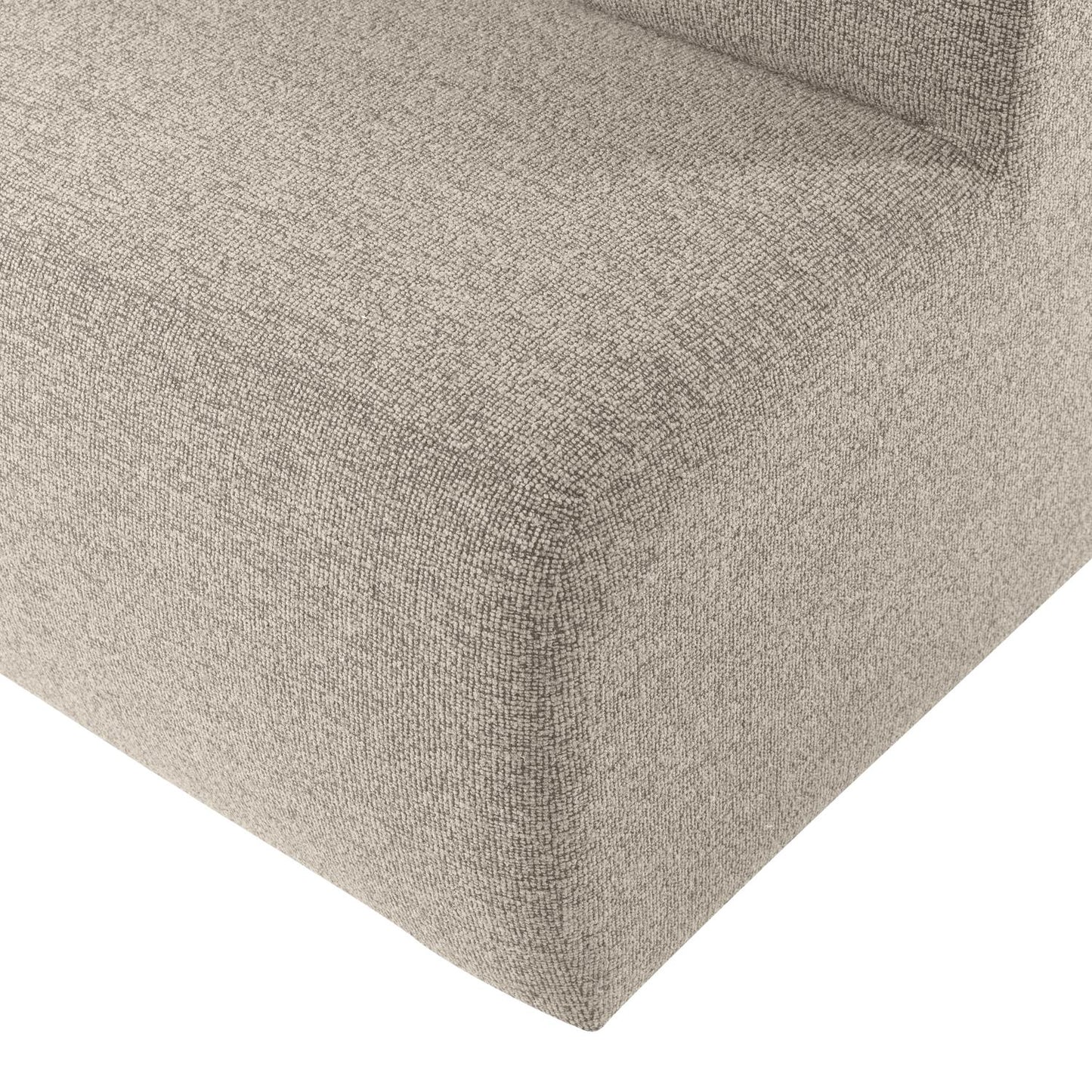 WOOOD Mojo Base eetkamerbank 164 cm bouclé Beige