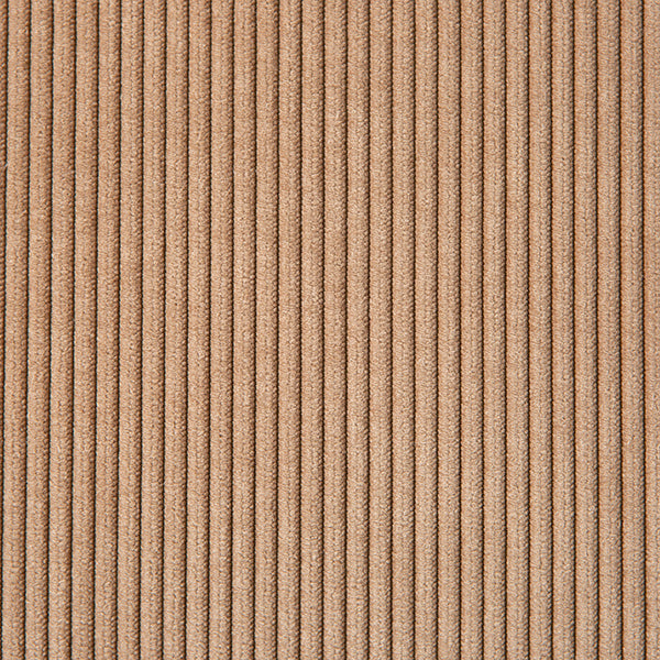 HKliving Wave bank right high arm Corduroy Rib Brown