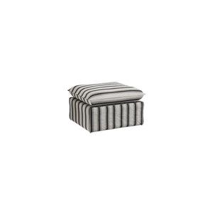 HKliving Nomad hocker Rocco Chalkstripe