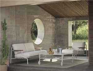 Muuto Settle 2-zits tuinbank Laze 1/Grey