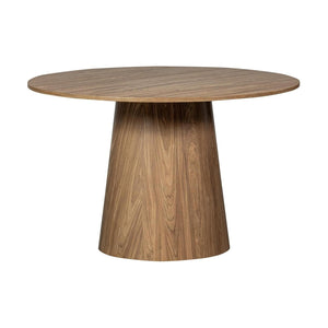WOOOD Maan eettafel rond Ø120 cm Walnoot