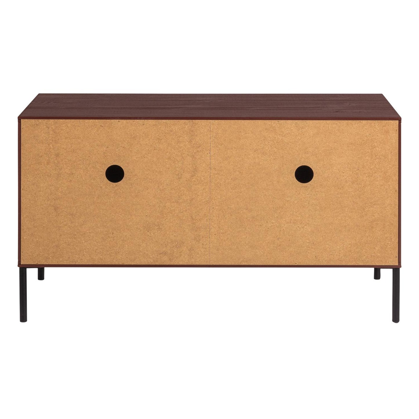 WOOOD New Gravure tv-meubel 100 cm Bordeauxrood