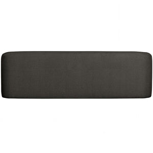 WOOOD Sloping 3-zits bank Grijs/Zwart Melange