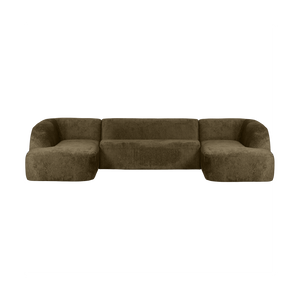 WOOOD Sloping U-vorm bank velvet Bonsai