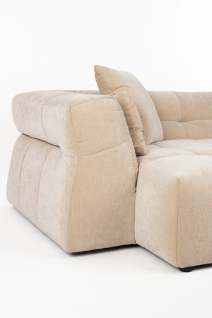 Dutchbone Hodge bank Chaise Longue links Beige