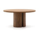 Kave Home Nealy eettafel Ø150 cm Walnoot