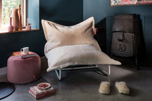 Fatboy Beanbase fauteuil Whipped Creme