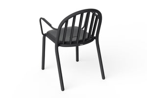 Fatboy Fred's tuinstoel met arm Anthracite