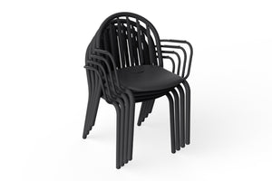 Fatboy Fred's tuinstoel met arm Anthracite