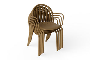 Fatboy Fred's tuinstoel met arm Mochaccino