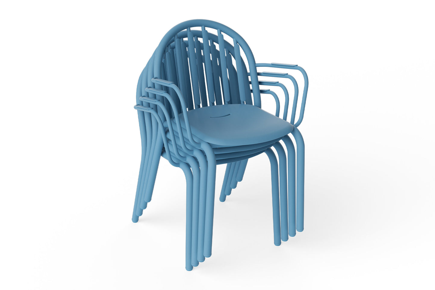 Fatboy Fred's tuinstoel met arm Wave Blue