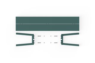Fatboy Fred's Bench tuinbank Dark Sage
