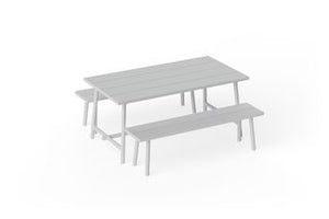 Fatboy Fred's Medium tuintafel 170x90 cm Light Grey