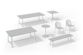 Fatboy Fred's Medium tuintafel 170x90 cm Light Grey