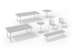 Fatboy Fred's Medium tuintafel 170x90 cm Light Grey