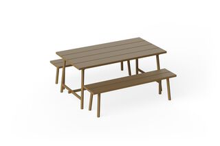 Fatboy Fred's Medium tuintafel 170x90 cm Mochaccino