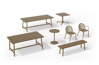 Fatboy Fred's Medium tuintafel 170x90 cm Mochaccino