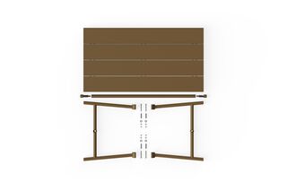 Fatboy Fred's Medium tuintafel 170x90 cm Mochaccino
