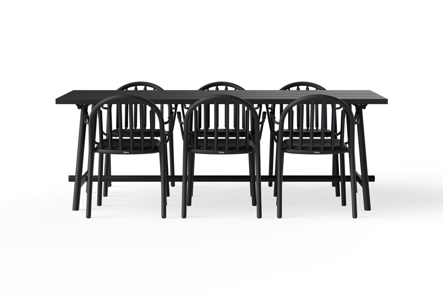 Fatboy Fred's tuintafel 220x100 cm Anthracite