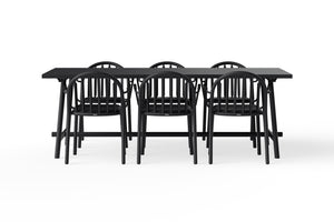 Fatboy Fred's tuintafel 220x100 cm Anthracite