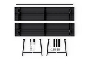 Fatboy Fred's tuintafel 220x100 cm Anthracite