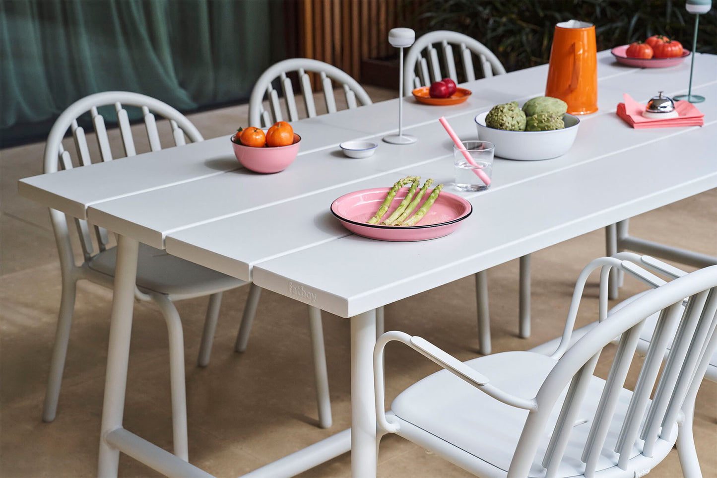 Fatboy Fred's tuintafel 220x100 cm Light Grey