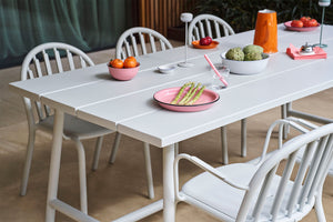 Fatboy Fred's tuintafel 220x100 cm Light Grey
