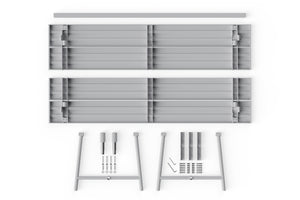 Fatboy Fred's tuintafel 220x100 cm Light Grey
