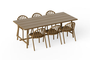 Fatboy Fred's tuintafel 220x100 cm Mochaccino