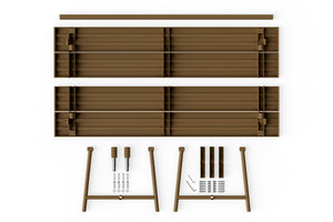 Fatboy Fred's tuintafel 220x100 cm Mochaccino