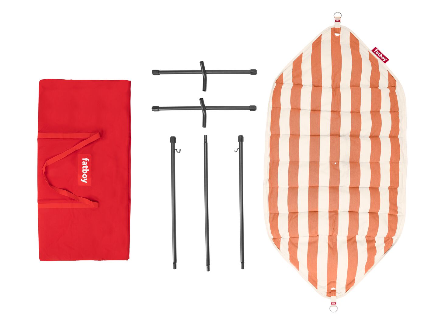 Fatboy Headdemock Superb hangmat Stripe Orange Creme