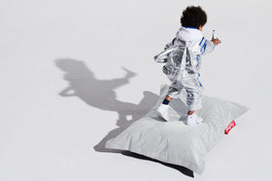 Fatboy Junior zitzak canvas recycled Cool Grey