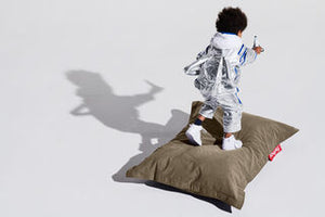 Fatboy Junior zitzak canvas recycled Taupe Grey