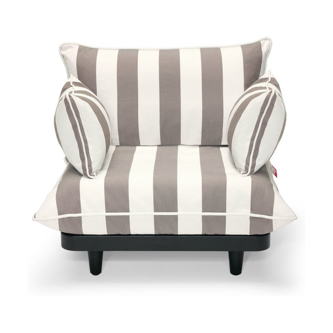 Fatboy Paletti loungestoel met arm Stripe Cacao