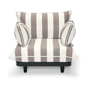 Fatboy Paletti loungestoel met arm Stripe Cacao