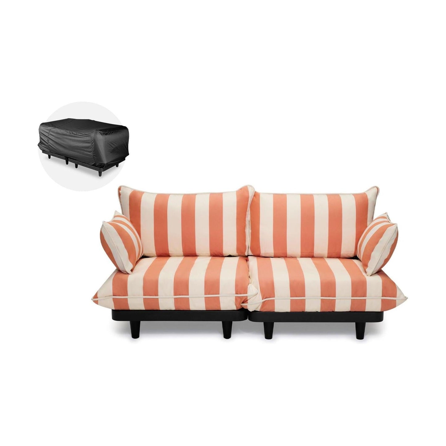 Fatboy Paletti loungebank Stripe Orange Creme